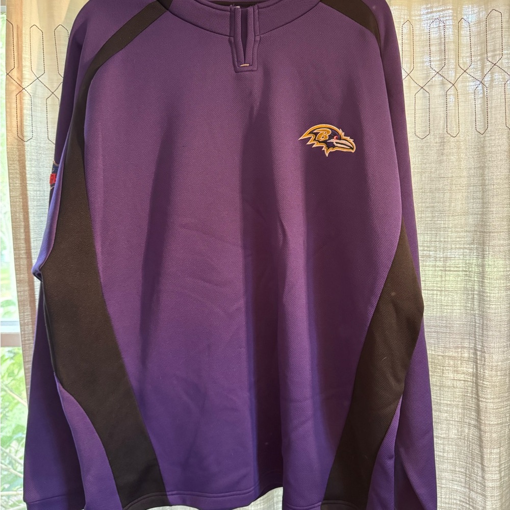 Baltimore RAVENS Men’s NFL REEBOK VINTAGE 90’s Heavy pull over sweater